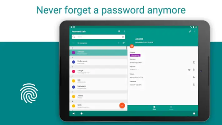 Password Safe android App screenshot 0