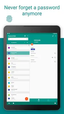 Password Safe android App screenshot 1