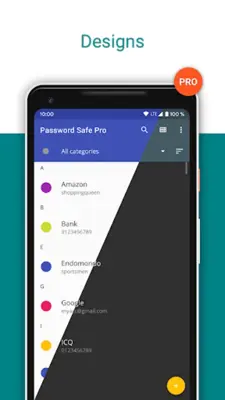 Password Safe android App screenshot 3